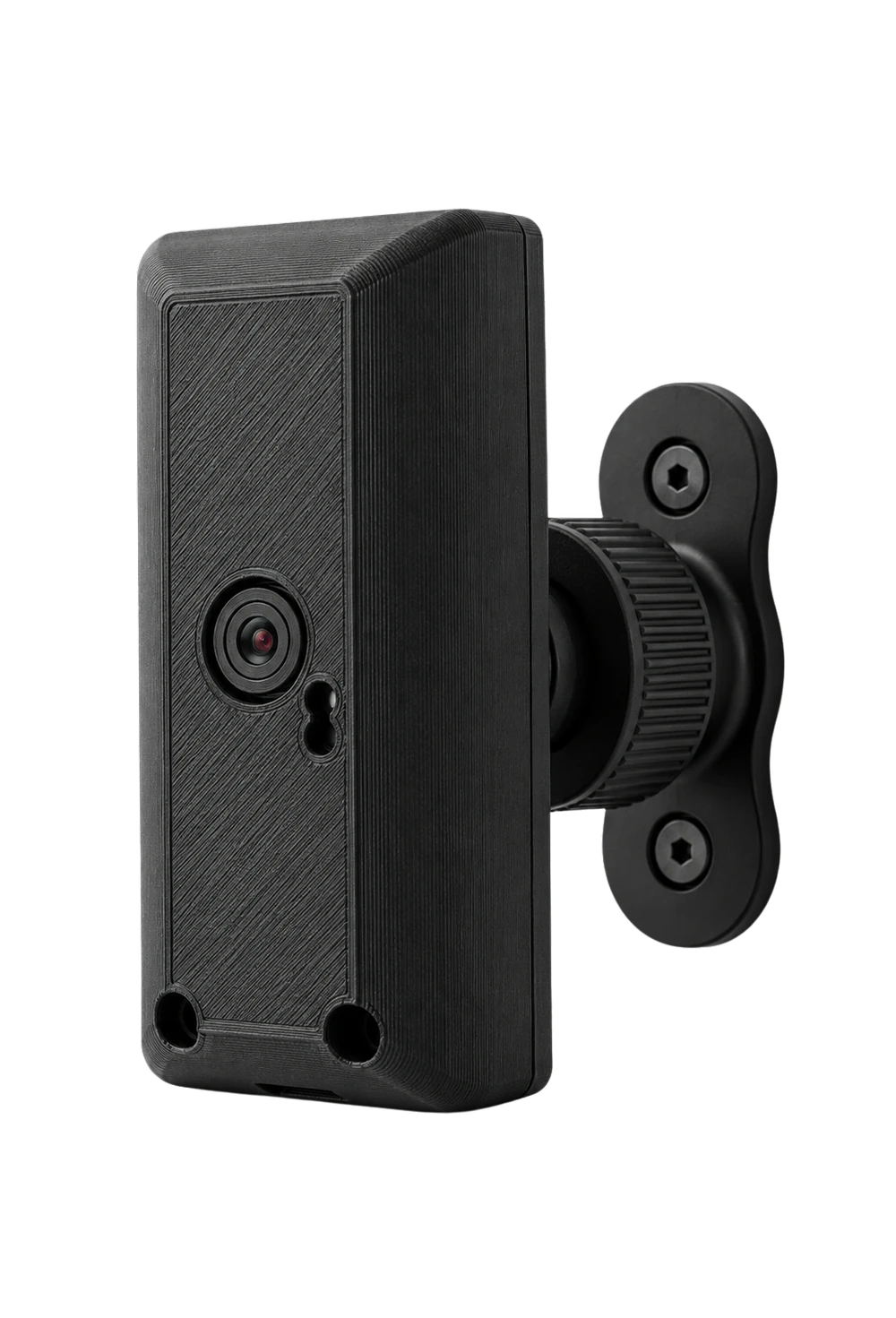The Lumiro controller with its camera on an adjustable wall mount.